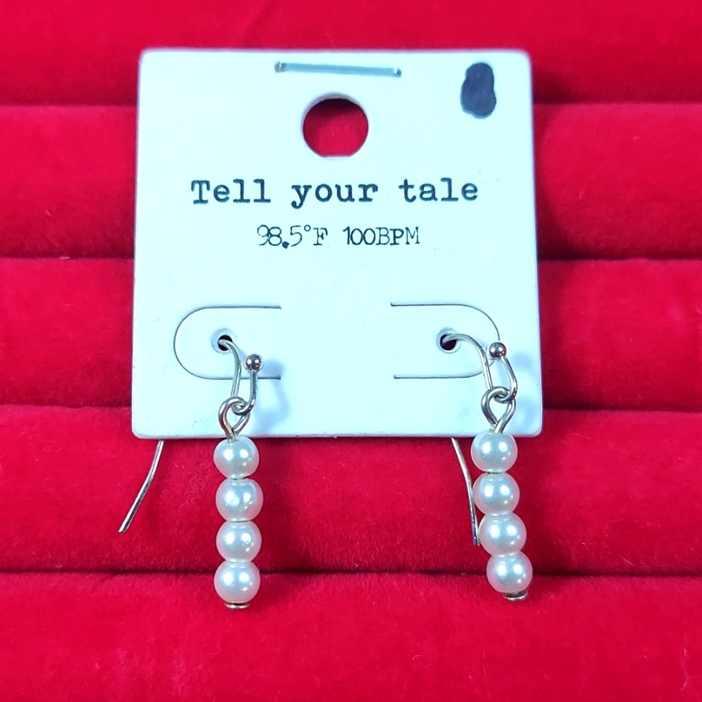 Pearl earrings